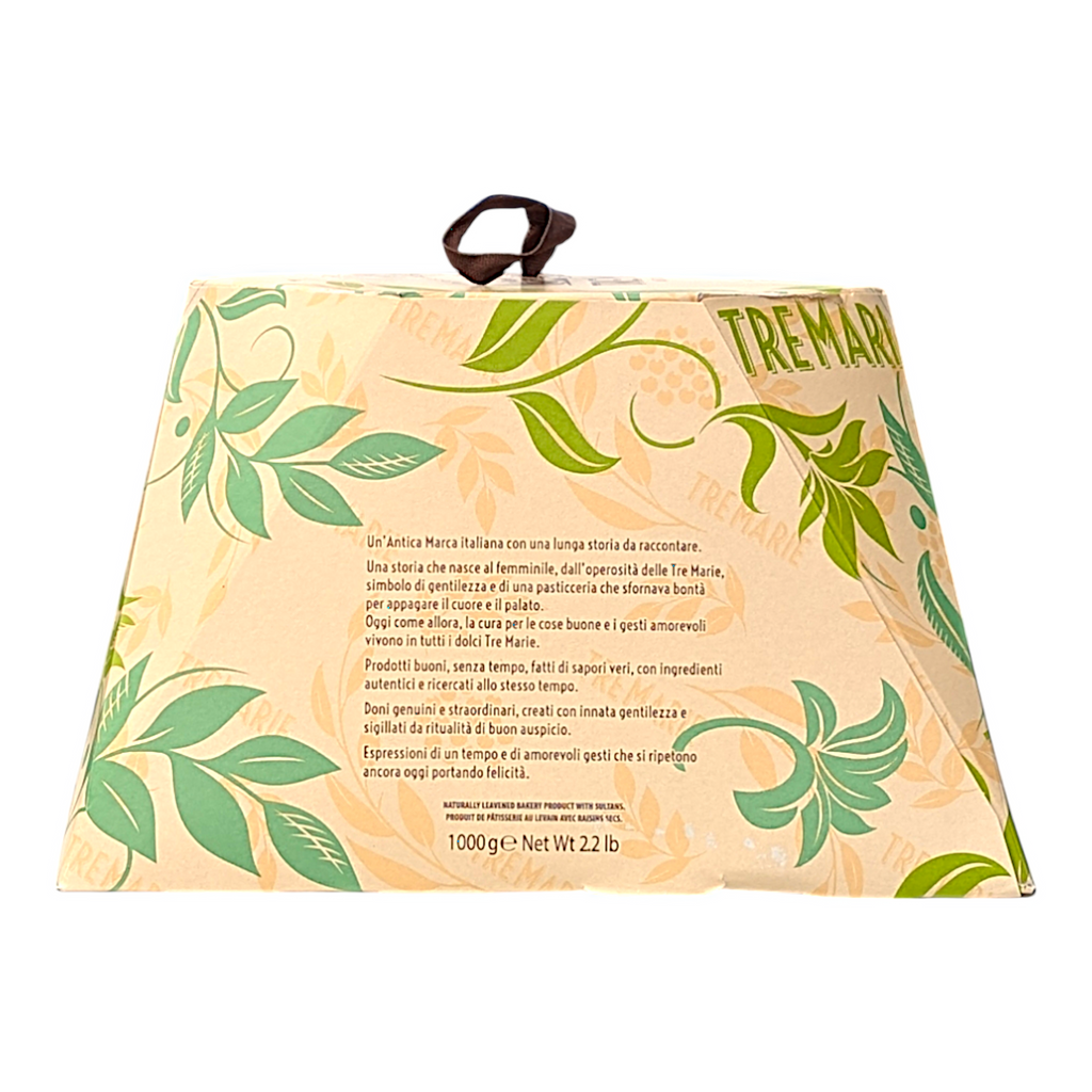 Tre Marie Panettone Senza Canditi without Candied Fruits 1kg