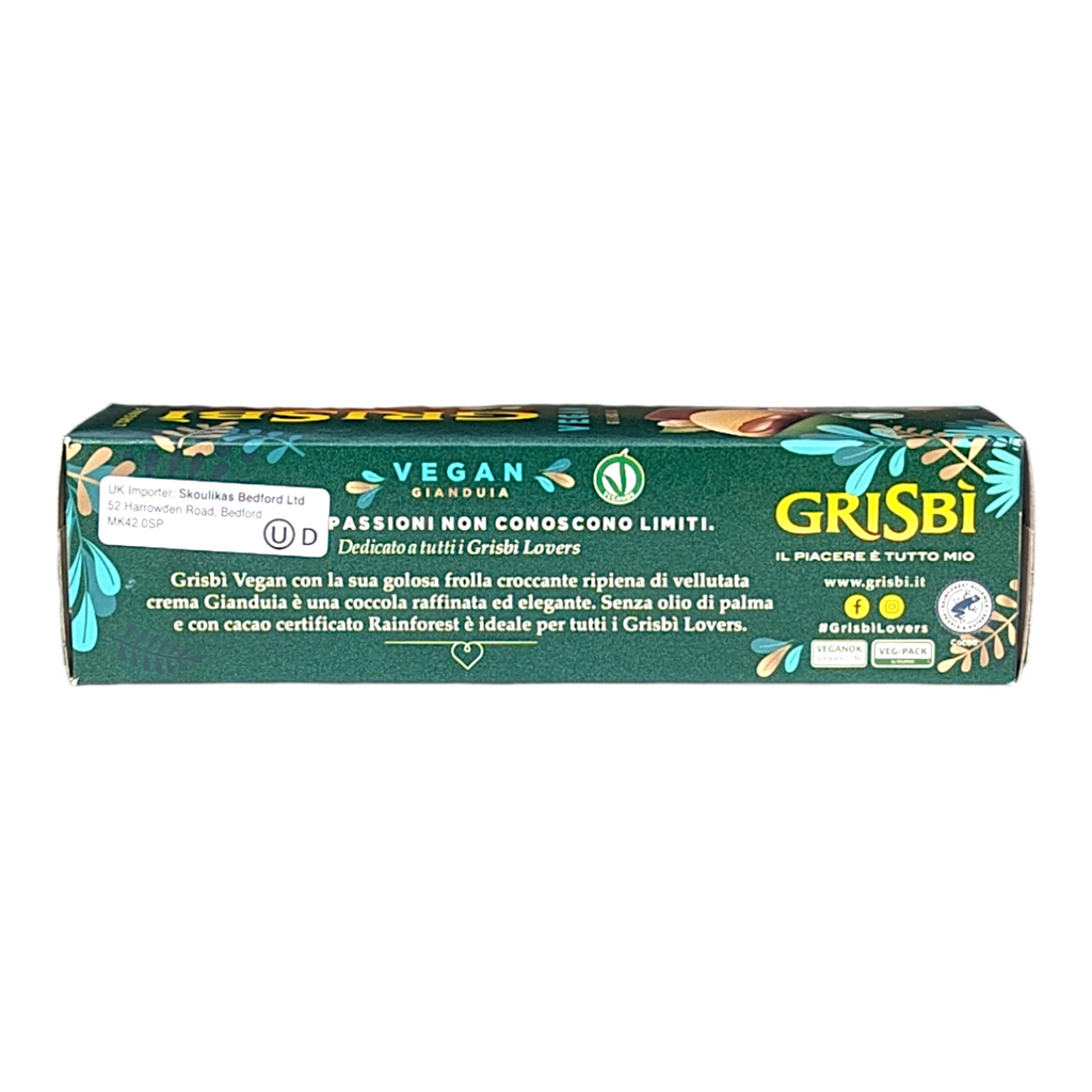 Vicenzi Grisbi Gianduia Vegan Biscuits Filled With Gianduja Cream 135g