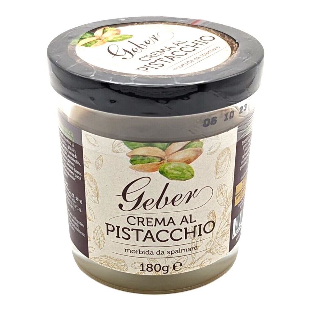 Geber Crema al Pistacchio, Pistachio Cream Spread Italian 180g