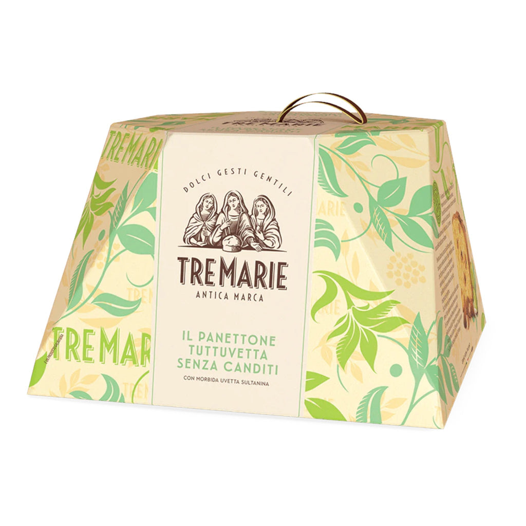 Tre Marie Panettone Senza Canditi without Candied Fruits 1kg - Italia Solutions UK