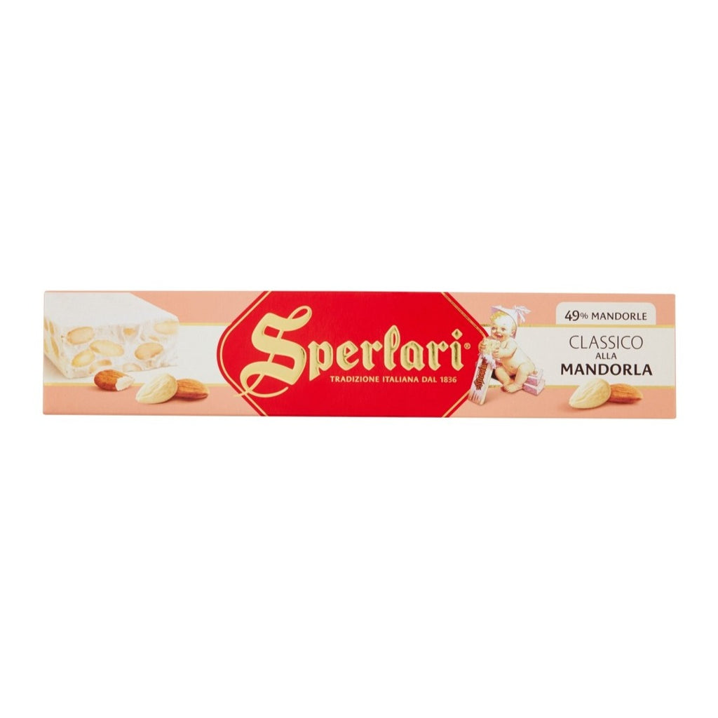 Sperlari Torrone Classico Alla Mandorla, Hard Almond Nougat 150g