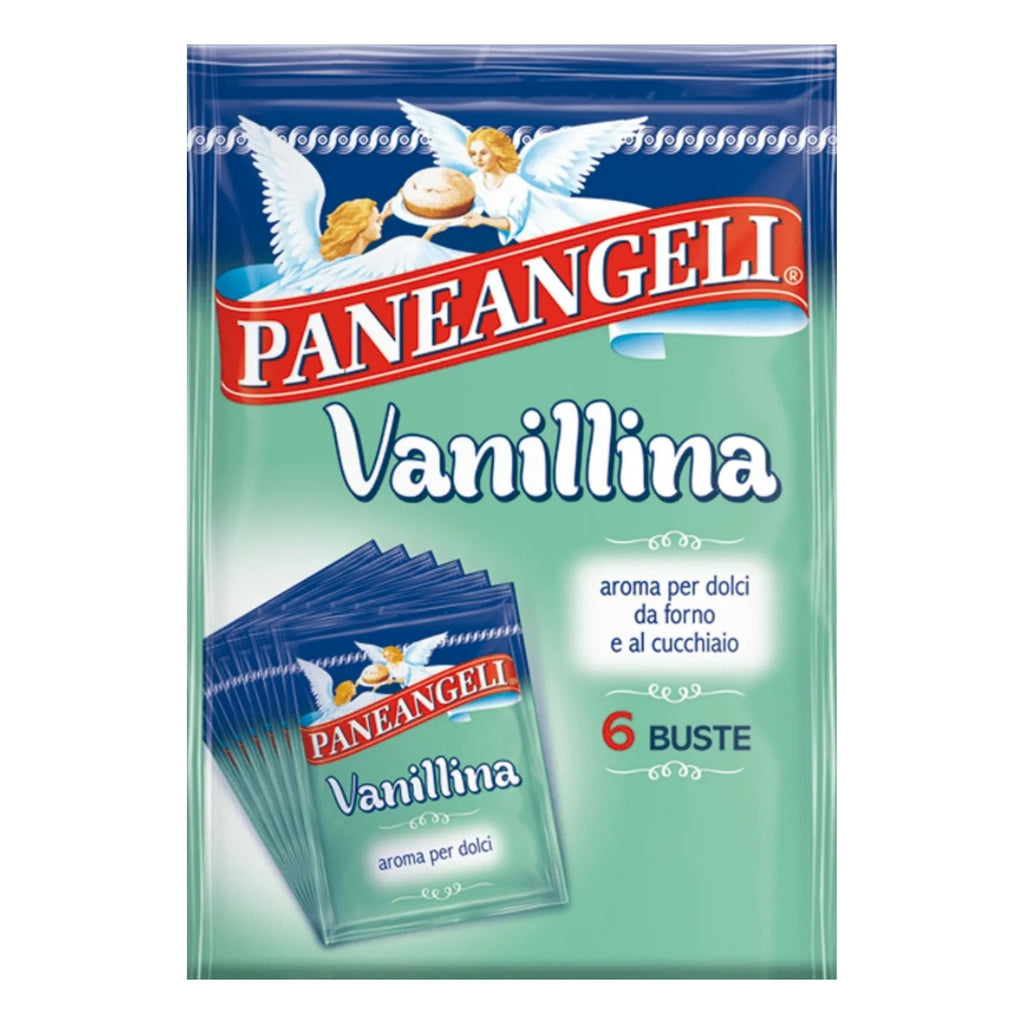 Paneangeli Aroma Vanillina, Powdered Vanillin, Vanilla Flavouring 6 sachets