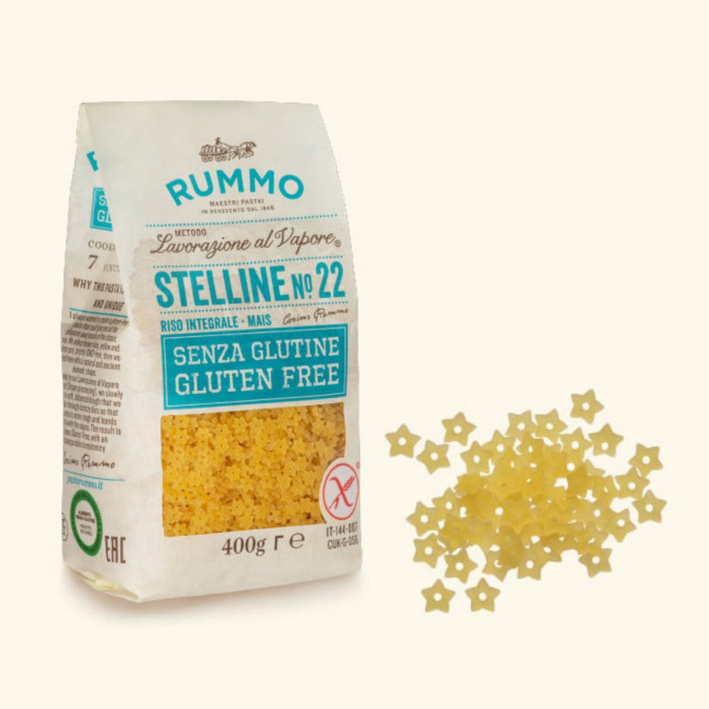 Rummo Gluten Free Stelline No.22 - 400g Corn & Brown Rice Pasta