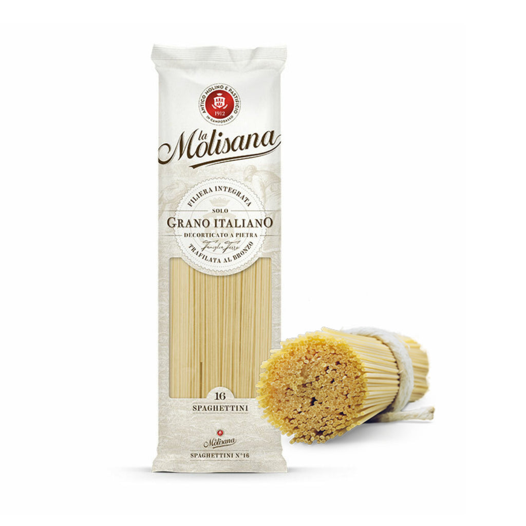 La Molisana Spaghettini no.16 - 500g Italian Wheat Pasta - Grano Italiano Al Bronzo