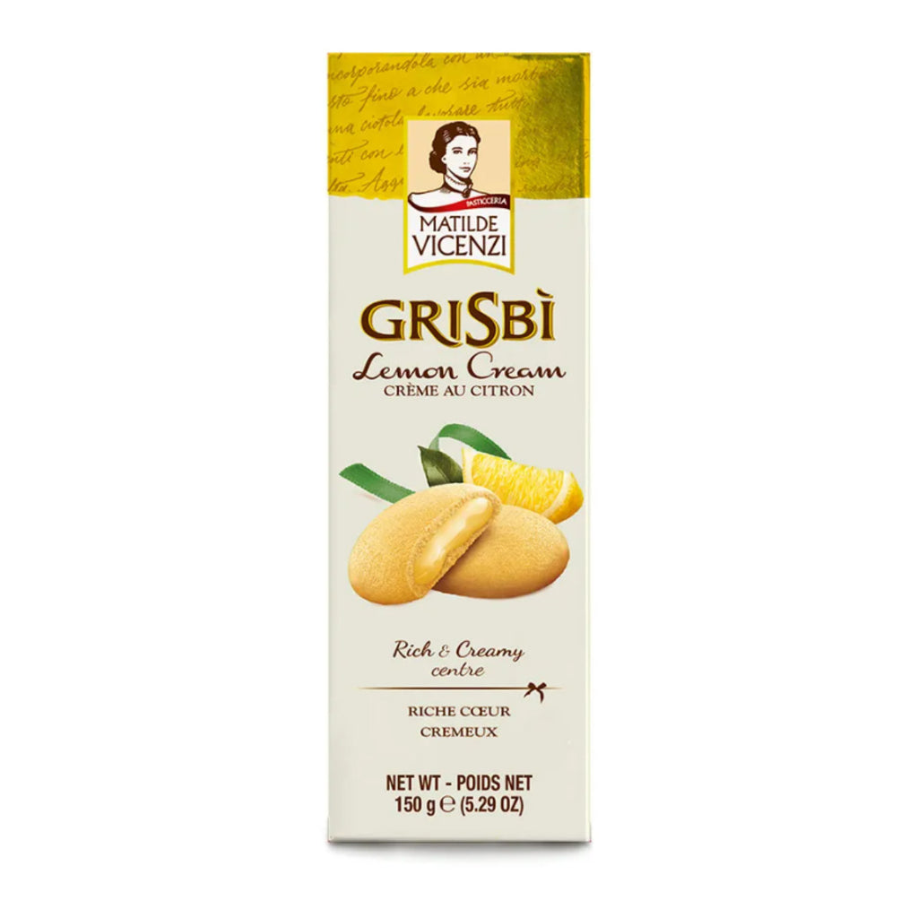 Matilde Vicenzi Grisbi Lemon Cream Filled Biscuits 150g
