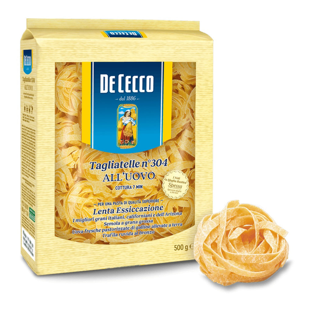 De Cecco Egg Pasta Tagliatelle no.304 All'Uovo 500g
