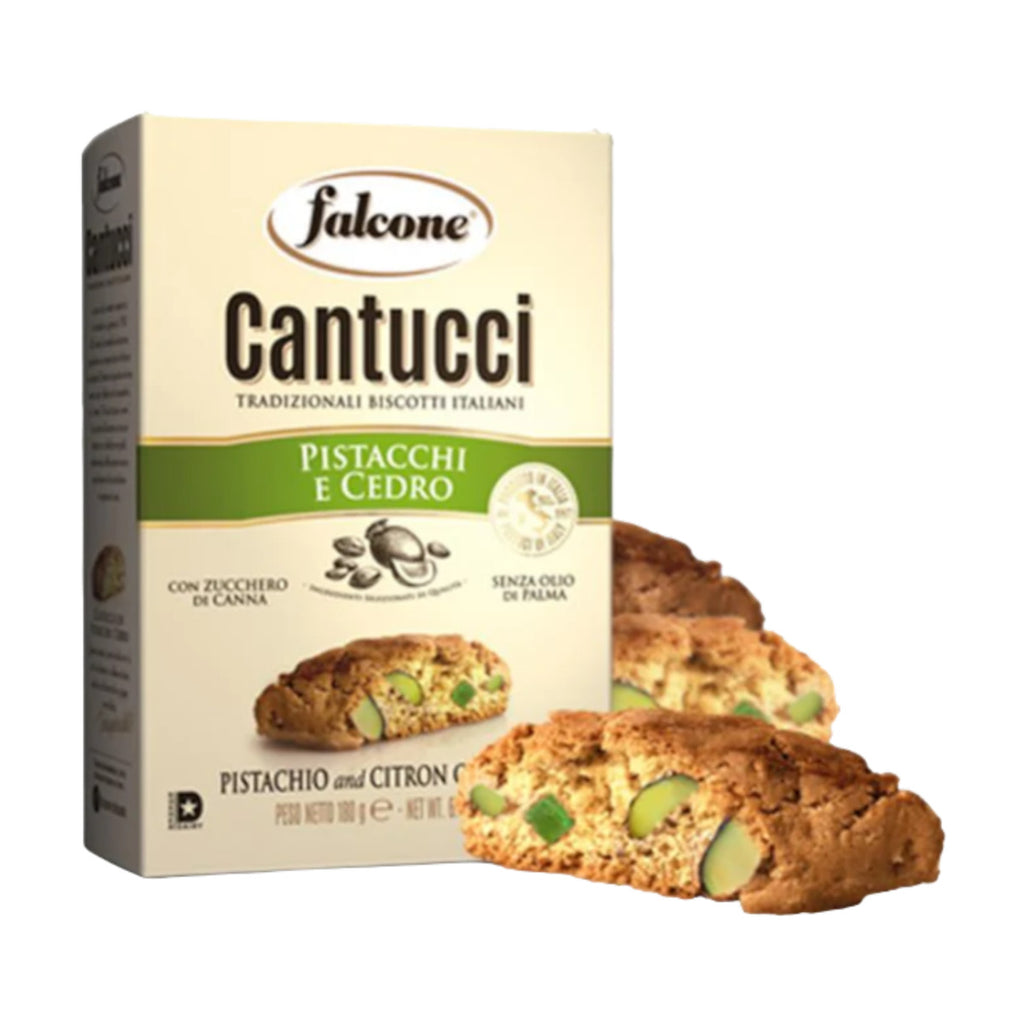 Falcone Cantucci - Pistacchi E Cedro / Pistachio & Citron Cantuccini Biscotti 180g