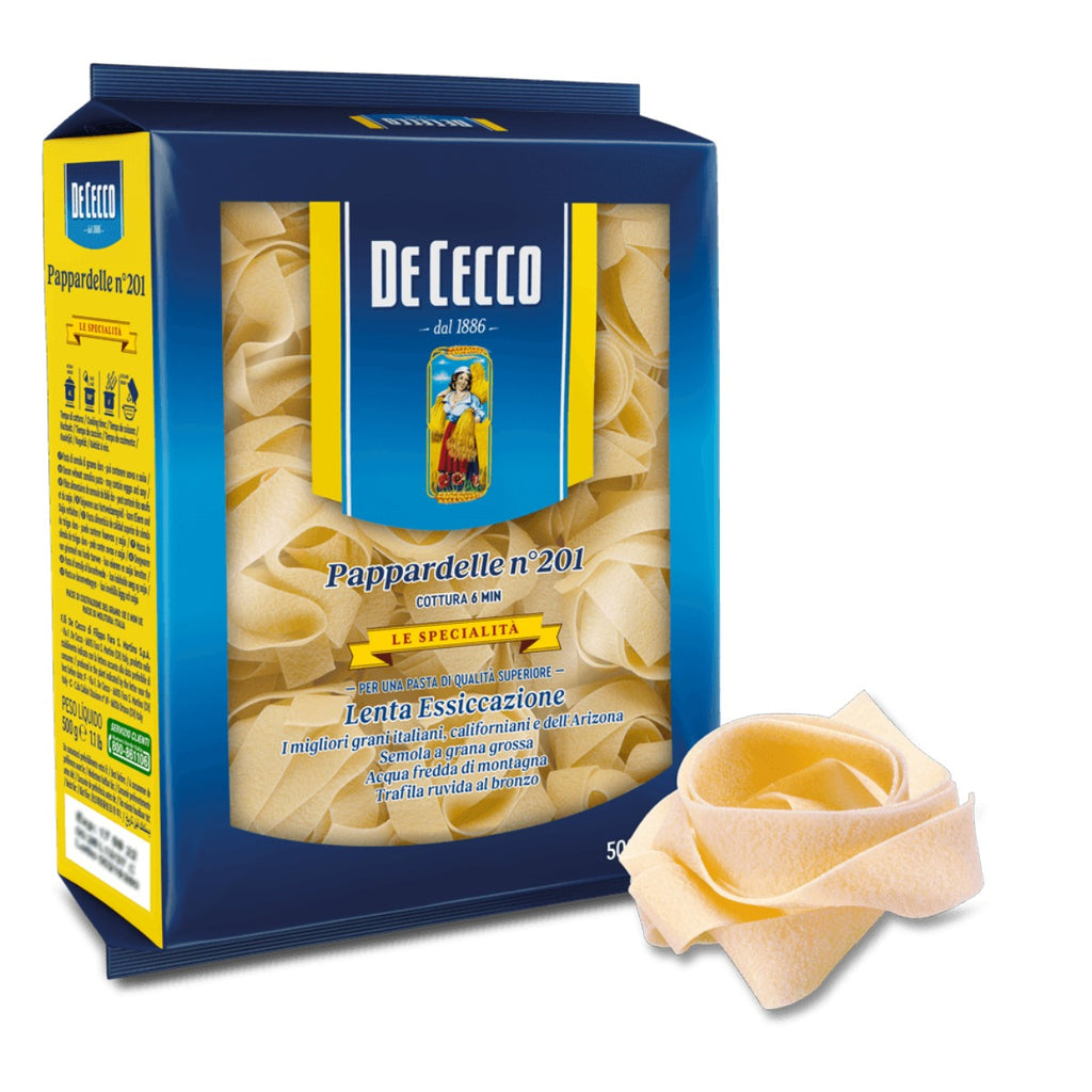 De Cecco Pappardelle no.201 - 500g Speciality Long Flat Pasta