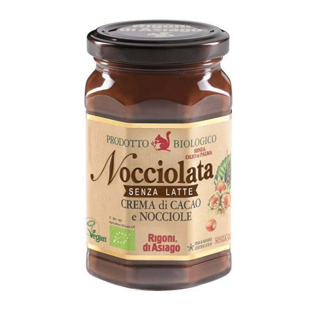 Rigoni di Asiago Bio Nocciolata Senza Latte 270g Organic Hazelnut & Cocoa Spread - Dairy Free