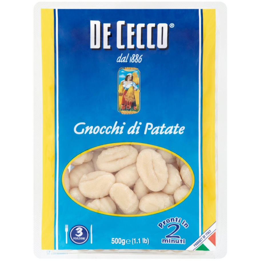 De Cecco Gnocchi di Patate, Potato Gnocchi - 500g